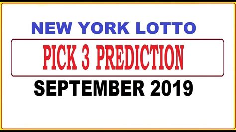 Latest Pick 3 Evening Predictions. . Pick 3 ny evening predictions